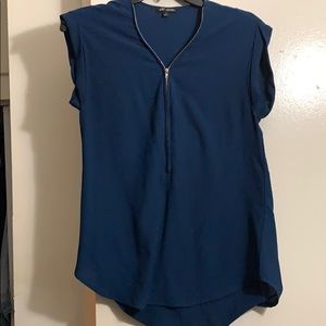 Navy blue blouse